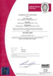 certificato iso 9001